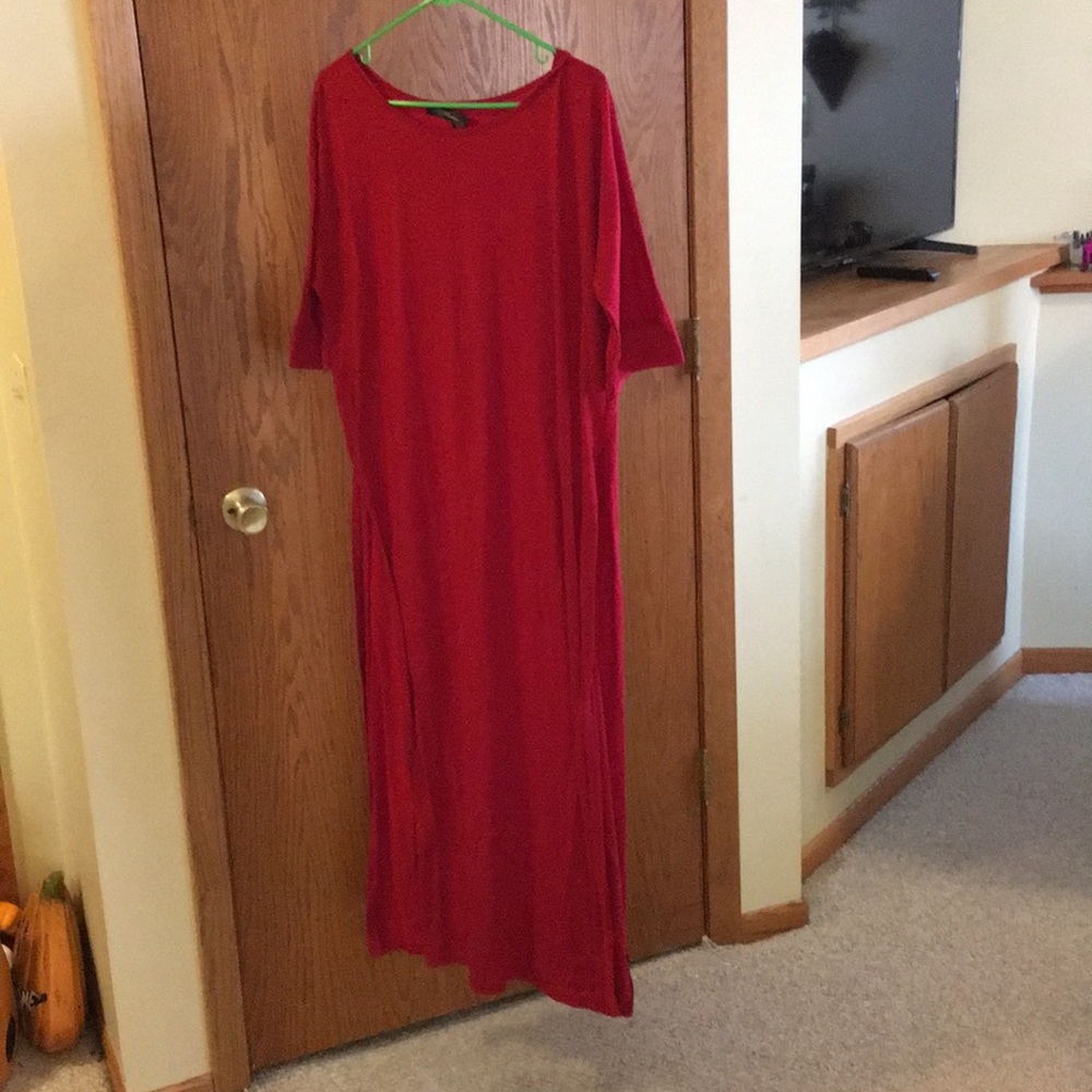 Red dress